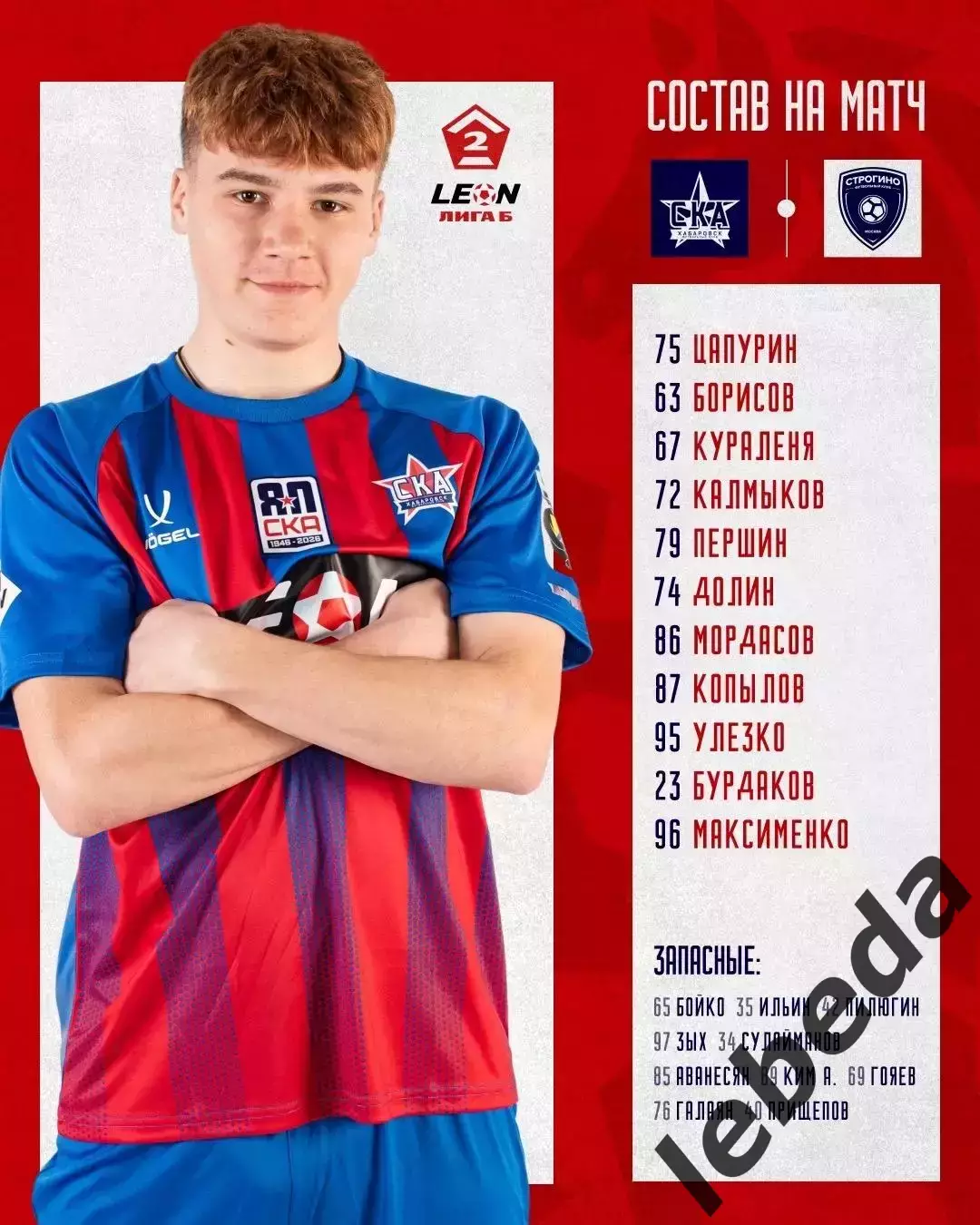 СКА Хабаровск - 2 - ФК Строгино - 25026 г. ( 2.05.2026.) 1