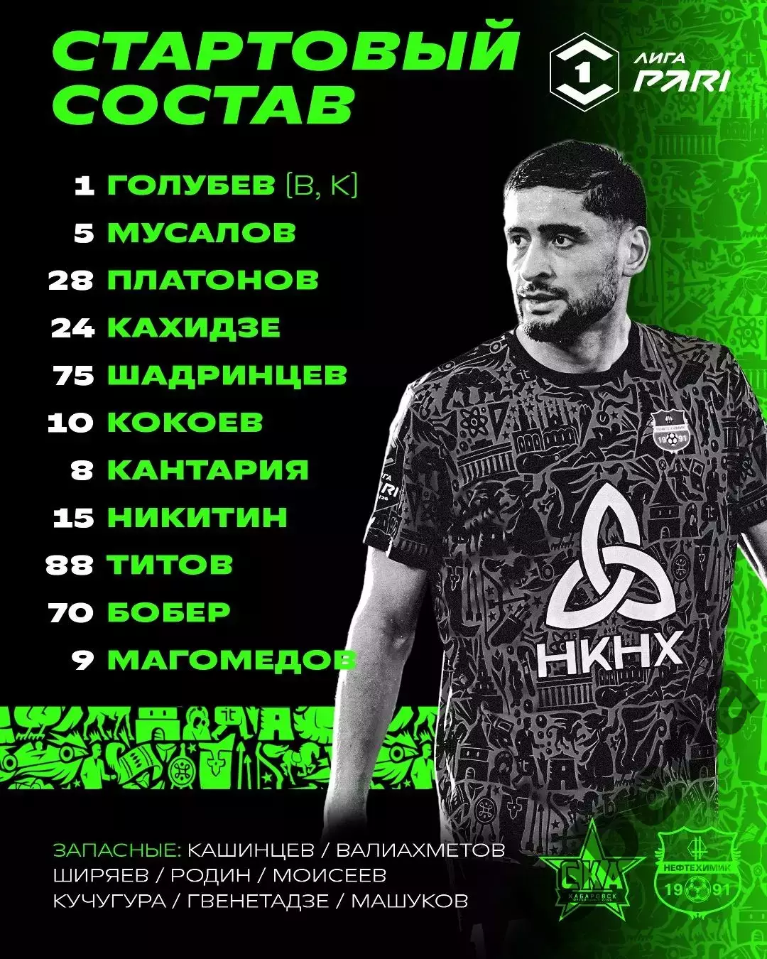 СКА Хабаровск - Нефтехимик Нижнекамск - 2025 / 2026 г. (16.05.26.) 1