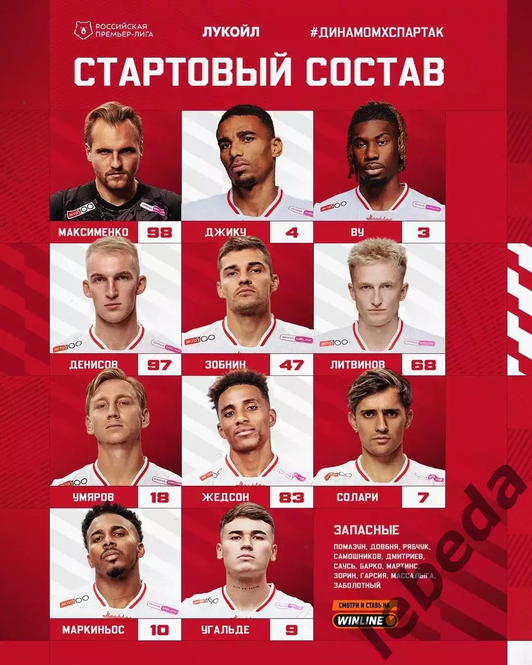 Динамо Махачкала - Спартак Москва - 2025 / 2026 г. (17.05.26.) 2