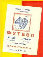 Жетысу Талды-Курган - Трактор Павлодар - 1986 год.(5.06.26.)