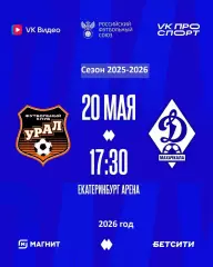 Урал Екатеринбург - Динамо Махачкала - 2025 / 2026 год (20.05.26.) Матч№ 1.Стыки