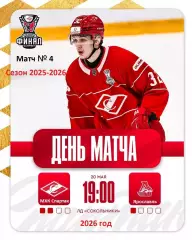 МХК Спартак Москва - МХК Локо Ярославль - 2025 / 2026 год.(20.05.26.)