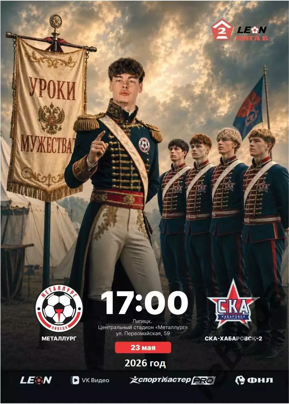 Металлург Липецк - СКА-2 Хабаровск - 2025 / 2026 год. (23.05.26.)