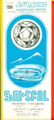 Арарат Ереван - Динамо Киев - 1984 год. (13.04.84.)
