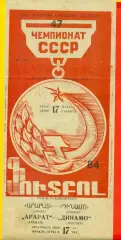 Арарат Ереван - Динамо Москва - 1984 год. (17.03.84.)