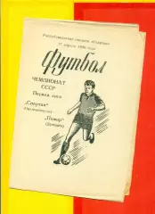 Спартак Орджоникидзе - Памир Душанбе - 1986 г.(17.04.86.)