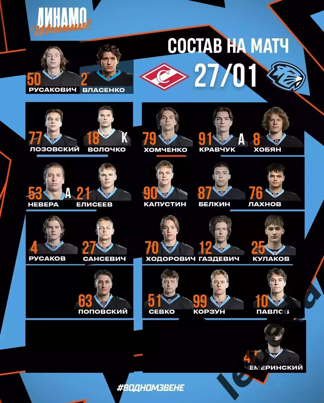 МХК Спартак Москва - Динамо-Шинник - 2025-2026 год. (27.01.26.) 1