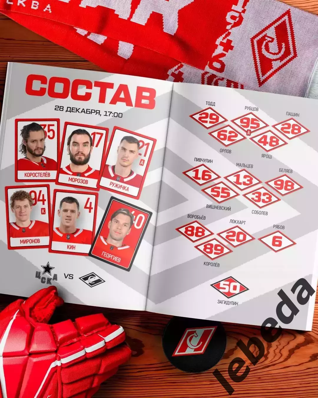 ЦСКА - Спартак Москва - 2025-2026 год. (28.12.25.) 2