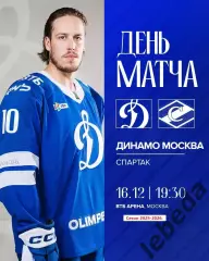 Динамо Москва - Спартак Москва - 2025 / 2026 год.(16.12.25.)