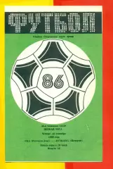 СКА Ростов-на-Дону - Кузбасс Кемерово - 1986 г. (25.09.86.)
