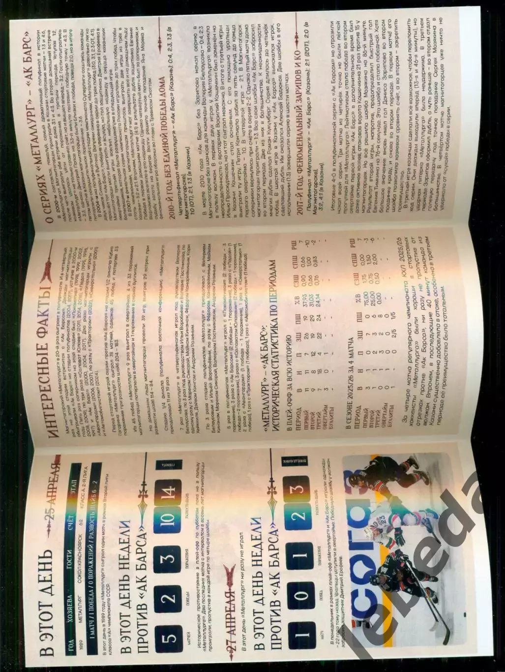 Металлург Магнитогорск - Ак БарсКазань- 2025 / 2026. (25.04.26. и 27.04.26) 1