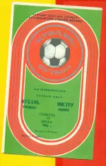 Кубань Краснодар - Нистру Кишинев - 1986 год. (19.07.86.)