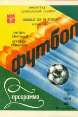 Ротор Волгоград - Кубань Краснодар - 1986 год. (16.04.86.)