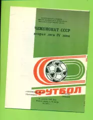 Автомобилист Красноярск - Саяны Абакан - 1989 г. (21.08.89.)