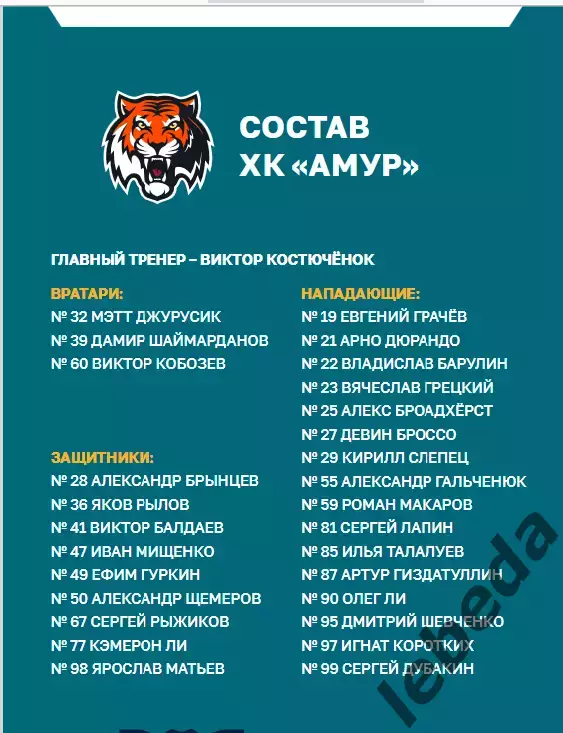 ХК Сочи - Амур Хабаровск - 2024 / 2025 г. (9.01.25.) 2
