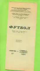 Нефтчи Баку - Таврия Симферополь - 1989 год. (25.04.89.)
