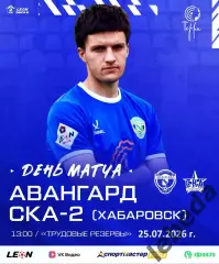 Авангард Курск - СКА-2 Хабаровск - 2026 год. (25.07.26.)