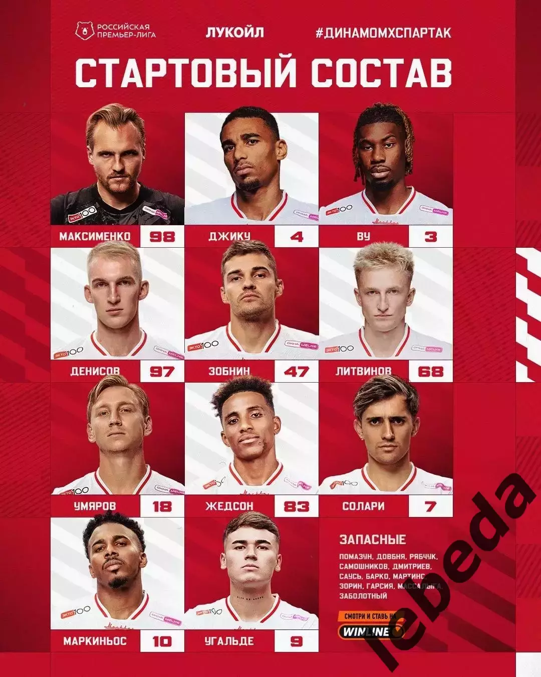 Динамо Махачкала - Спартак Москва - 2025 / 2026 г. (17.05.26.) 2