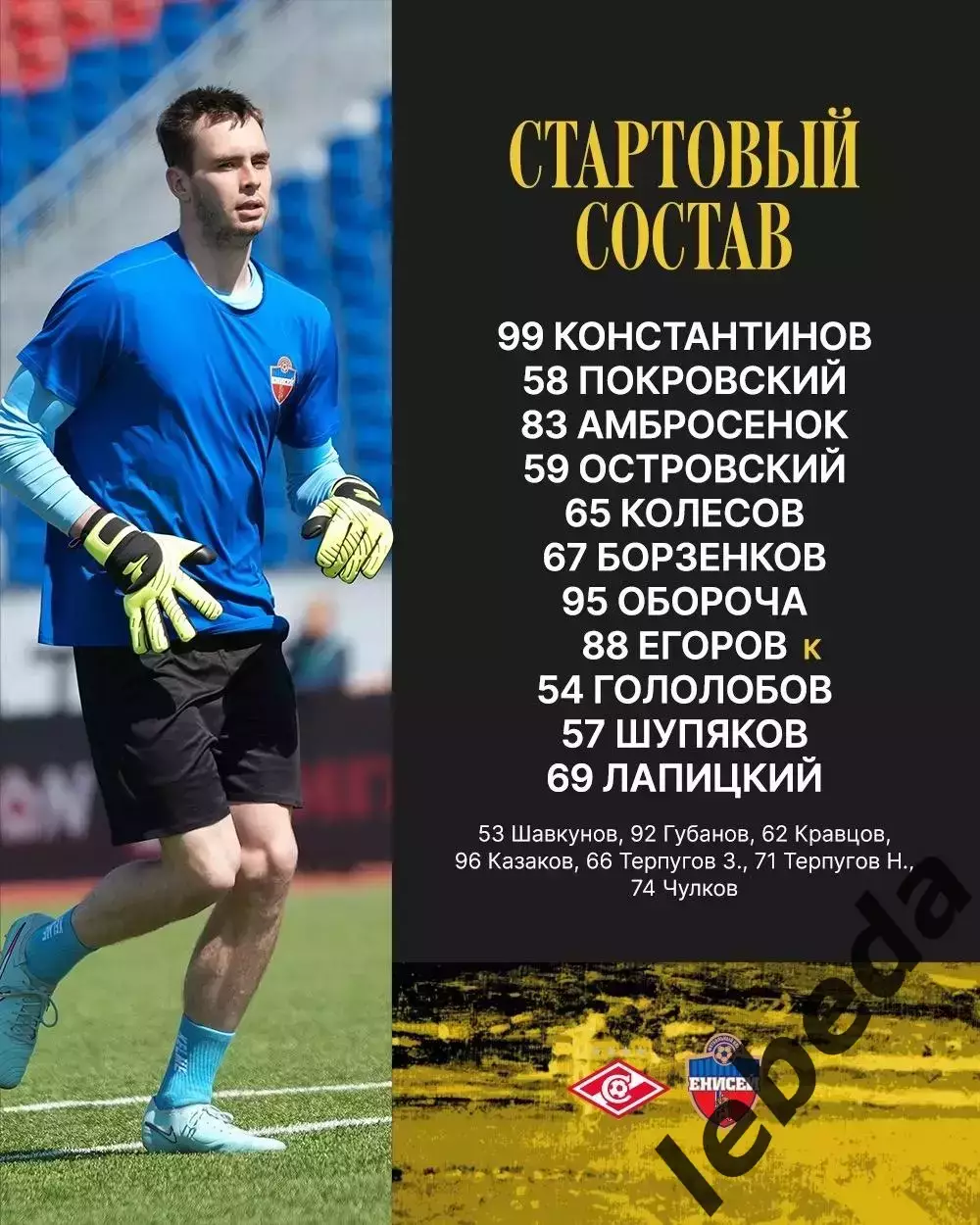 Спартак-2 Москва - Енисей-2 Красноярск - 2025 / 2026 год. (17.05.26.) 2