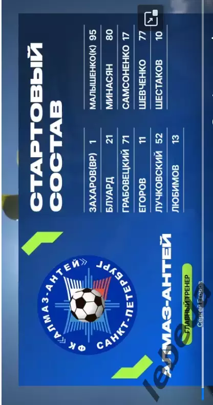 Алмаз-Антэй ( Санкт-Петербург) - Локомотив Москва (Молодеж.) - 2026 г.(4.07.26.) 2