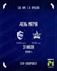 Спартак Кострома - СКА(Молод) Хабаровск - 2026 год.(31.07.26.)