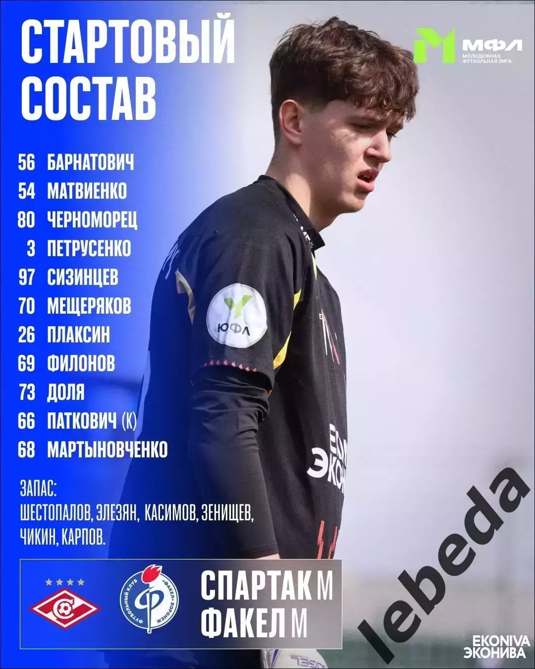 Спартак Москва (молодеж) - Факел Воронеж(Молодеж) - 2026 год. (20.03.26.) 1