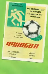 Кривбвсс (Кривой Рог) - Маяк Харьков - 1989 год. (6.10.89.)