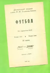 Рубин Казань - Динамо Киров - 1989 год. (30.06.89.)