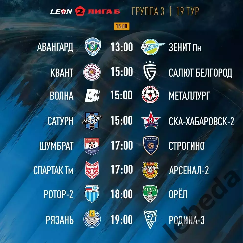 Сатурн Раменское - СКА-2 Хабаровск - 2026 / 2027 год. (15.08.26.) 3