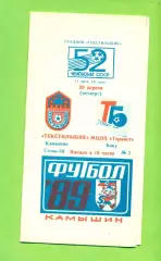 Текстильщик Камышин - МЦОП Термист Баку - 1989 г. (20.04.89.)