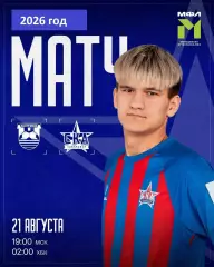 Балтика Мол - СКА Хабаровск Мол - 2026 г. ( 21.08.2026.)