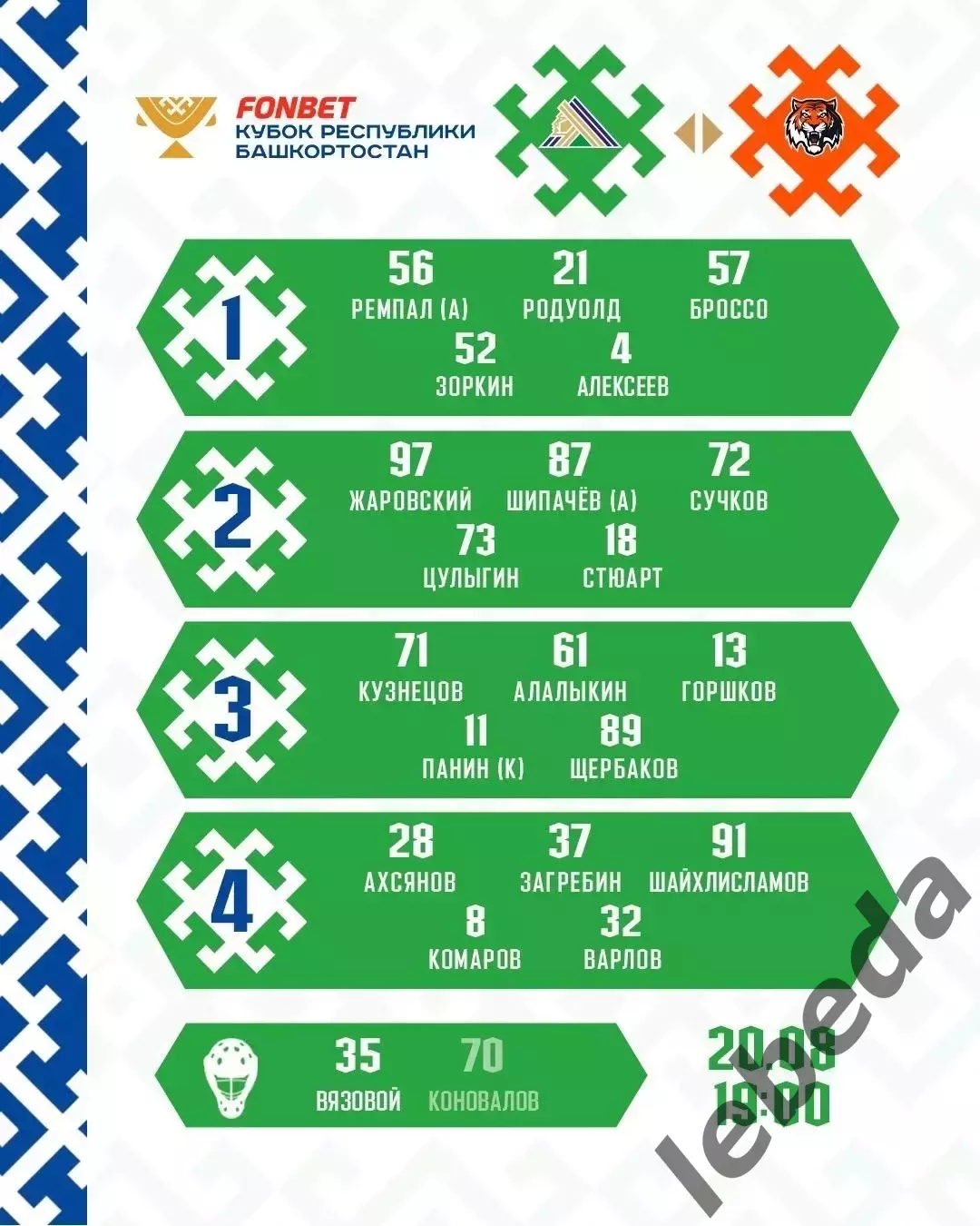 Салават Юлаев Уфа - Амур Хабаровск - 2026 / 2027 год. (20.08.26.) 1