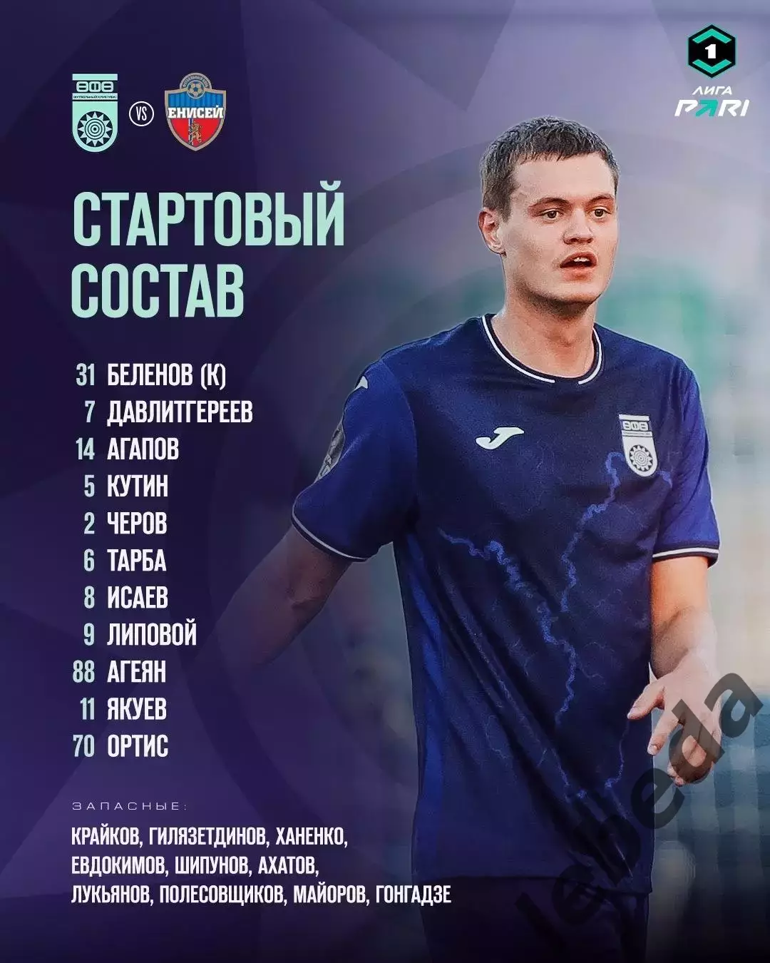 Уфа - Енисей Красноярск - 2026 / 2027 год. (23.08.2026.) 1