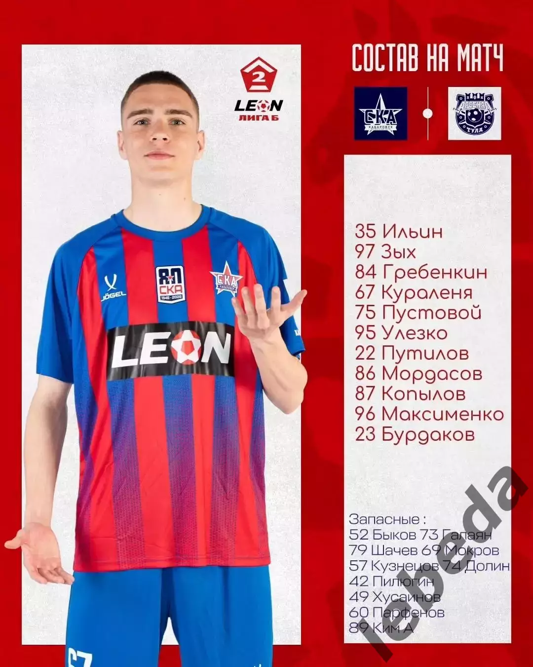 СКА Хабаровск-2 - Арсенал-2 Тула - 2026 / 2027 год. (29.08.26.) 1
