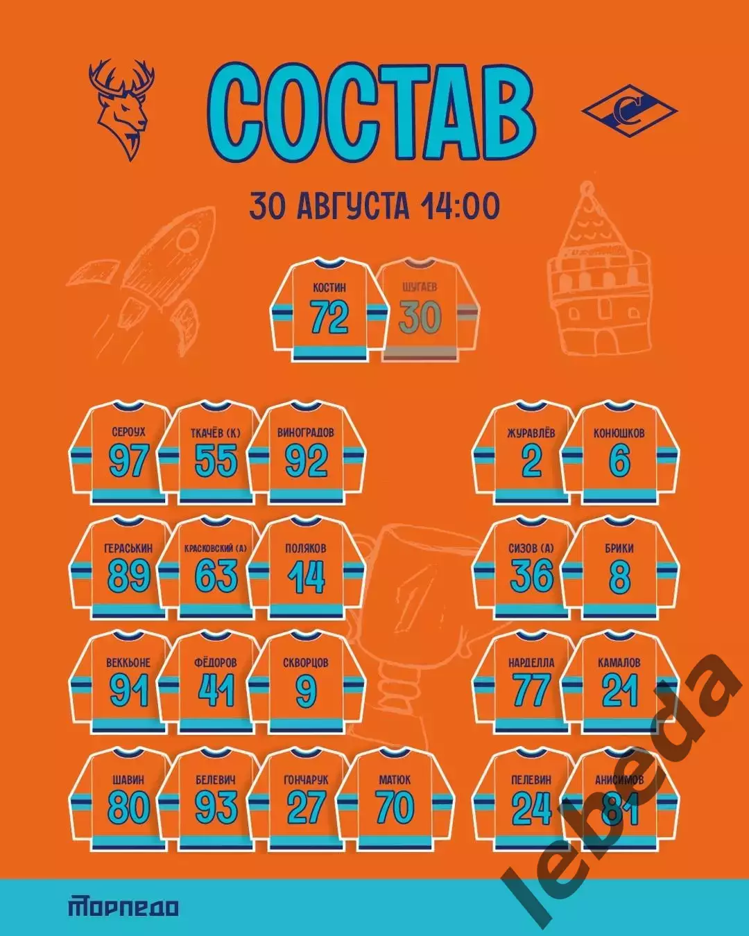 Спартак Москва - Торпедо НН - 2026 / 2027 год. (30.08.26.) Кубок Мэра Москвы 1