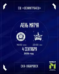 Ленинградец Мол. - СКА Хабаровск Мол. - 2026 / 2027 год. (4.08.2026.)