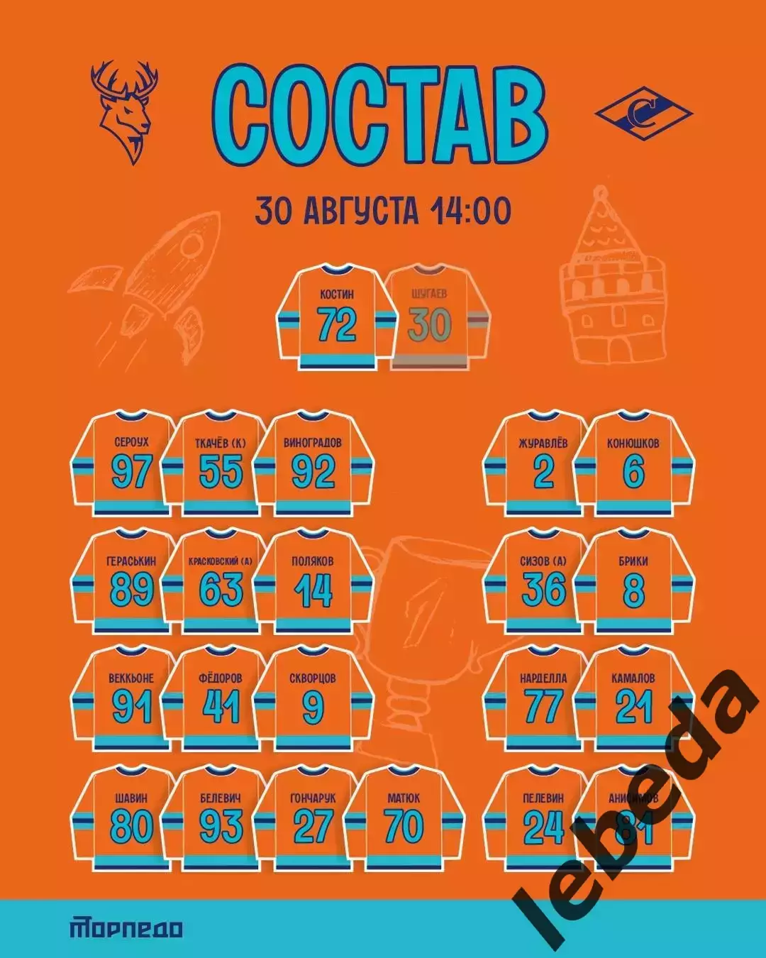 Спартак Москва - Торпедо НН - 2026 / 2027 год. (30.08.26.) Кубок Мэра Москвы 2