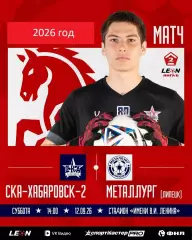СКА-2 Хабаровск - Металлург Липецк - 2026 / 2027 год. (12.09.26.)