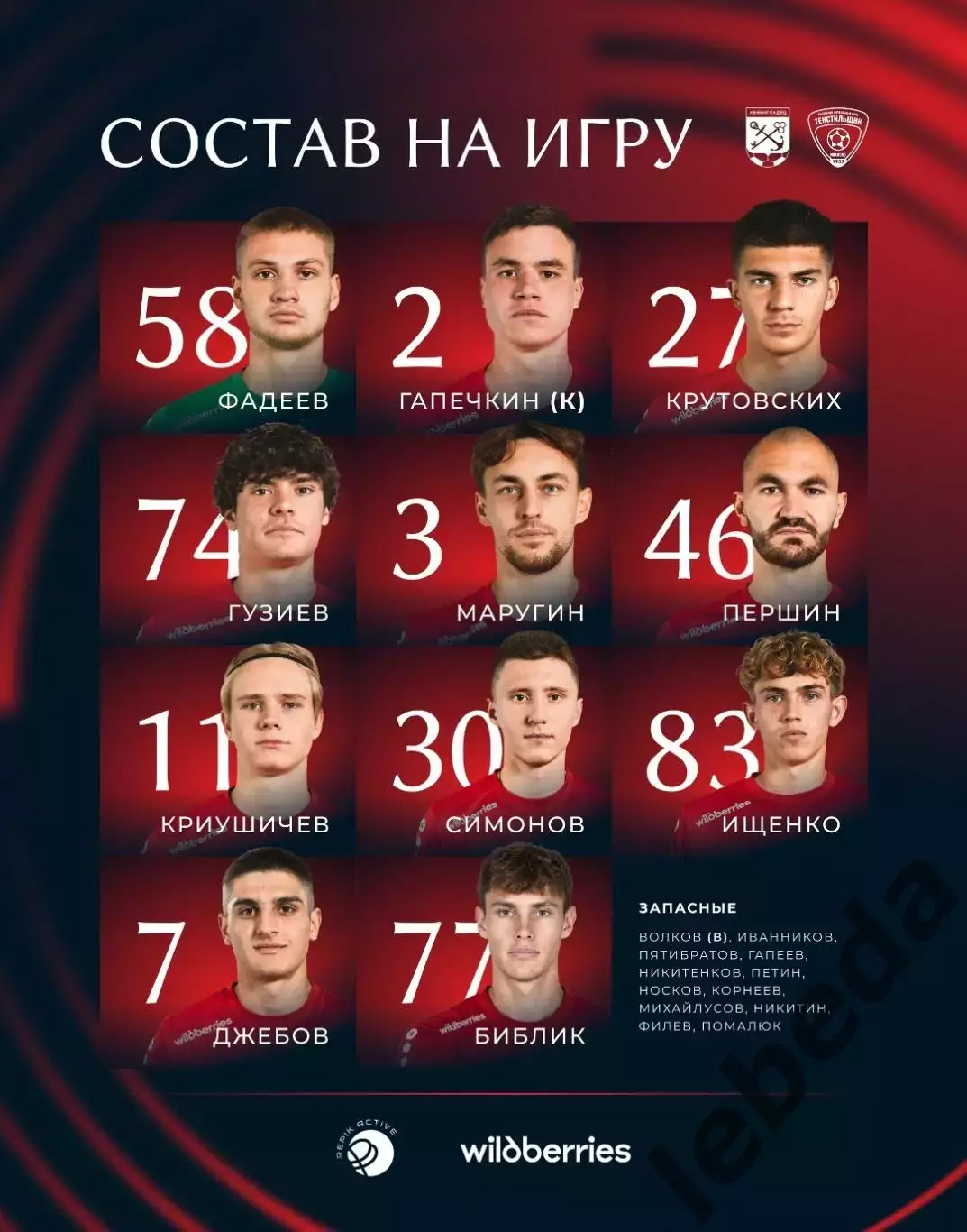 Ленинградец Санкт-Петербург - Текстильщик Иваново - 2026 / 2027 г. (13.09.2026.) 2