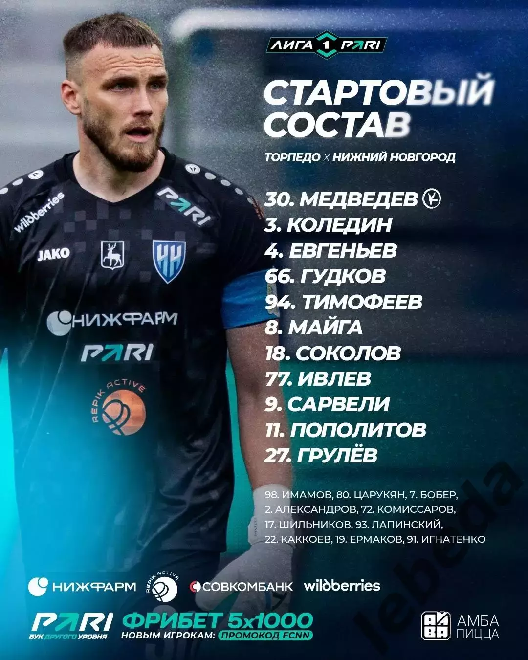 Торпедо Москва - Нижний Новгород - 2026 / 2027 год. (13.09.2026.) 2