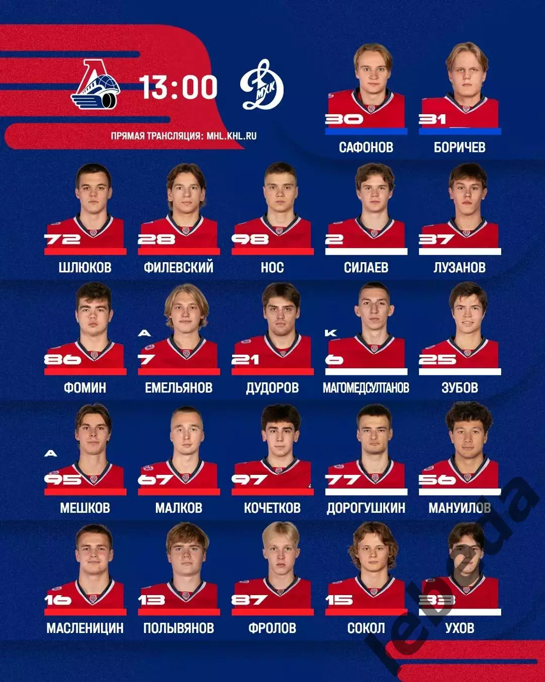 Локо Ярославль - МХК Динамо Москва - 2026 / 2027 год. ( 20.09.2026.) 1