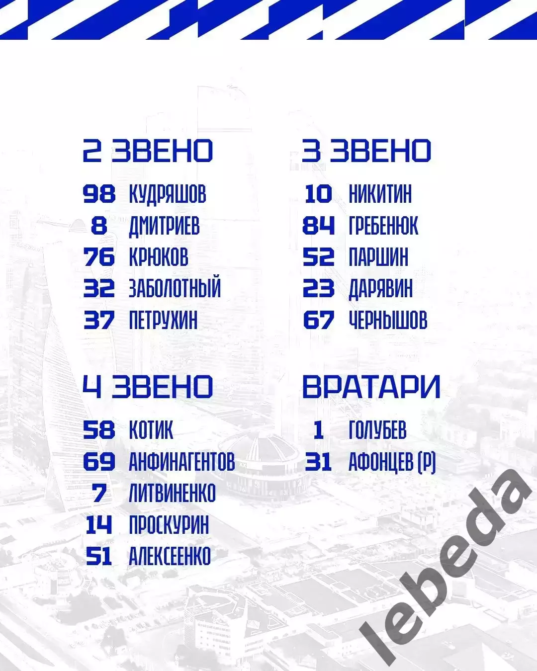 Алмаз Череповец - МХК Динамо Москва - 2026 / 2027 год. (23.09.26) 2