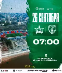 СКА Хабаровск -2 - ФК Орел - 2026 / 2027 год. (26.09.26)