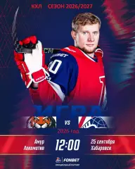 Амур Хабаровск - Локомотив Ярославль - 2026 / 2027 го. (25.09.26)