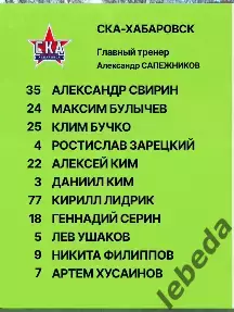 СКА Хабаровск (Мол) - Восхождение Санкт-Петербург - 2026 / 2027 го. (2.10.2026) 1