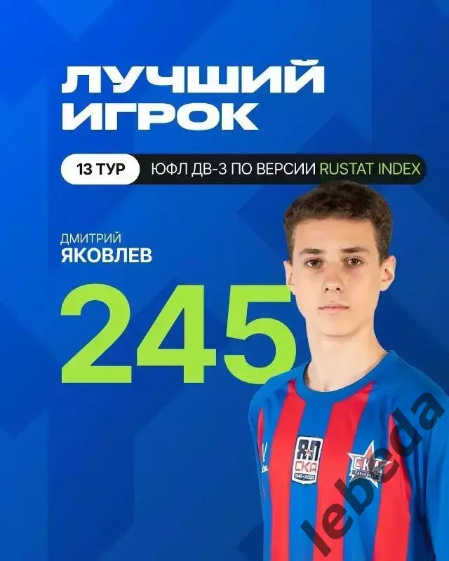 СКА Хабаровск (U-16) - Динамо Владивосток (U-16) - 2026 / 2027 г. (3.10.26) U-16 3