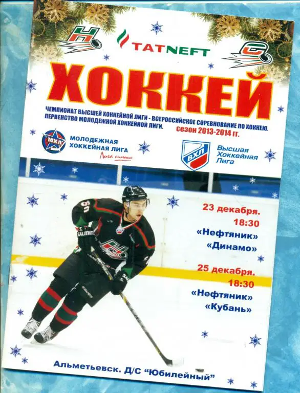 Нефтяник (Альметьевск ) - Южный Урал Орск / Сарыарка / Челмет / -2013 / 2014 г.