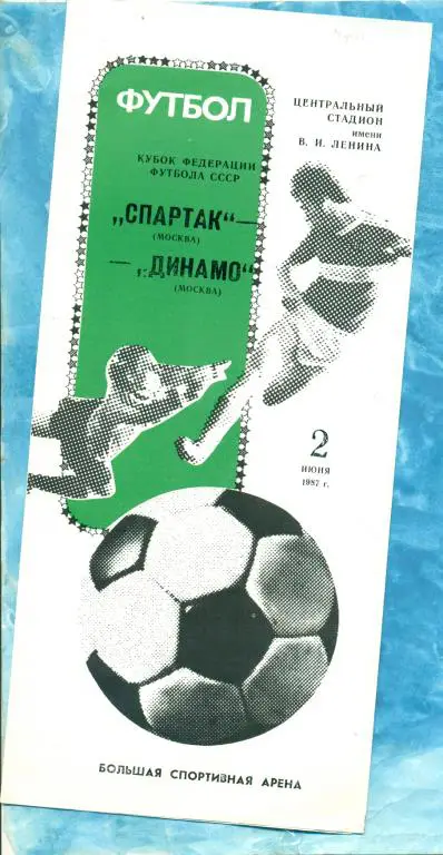 Спартак ( Москва ) - Динамо ( Москва) - 1987 г. Кубок Федерации футбола.