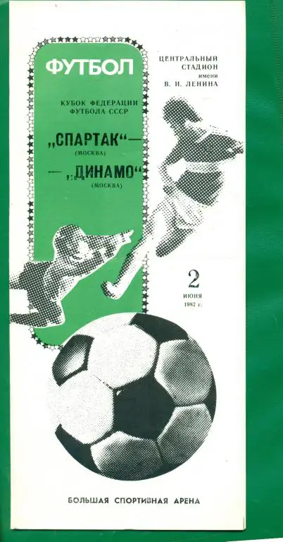 Спартак ( Москва ) - Динамо ( Москва) - 1987 г. Кубок Федерации футбола.