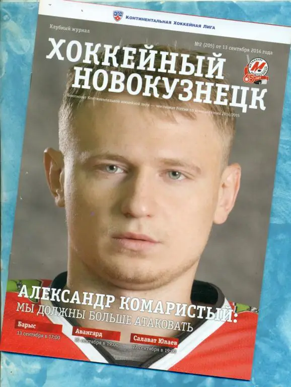 Металлург ( Новокузнецк ) - С.Юлаев / Барыс / Авангард - 2014 / 2015 г.